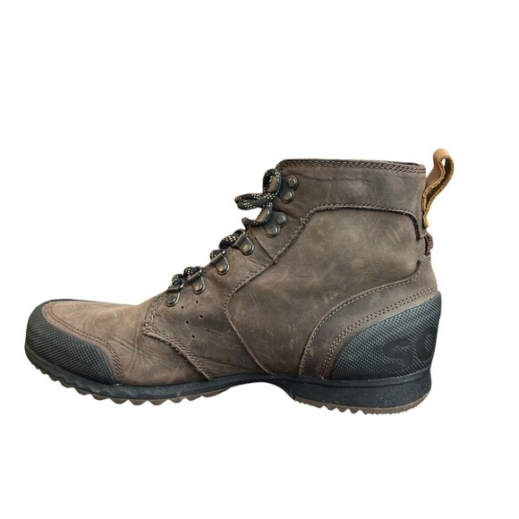 Sorel Boots Mens 10 Ankeny Black Leather Waterproof Ankle Snow Hiking Winter - Picture 11 of 15